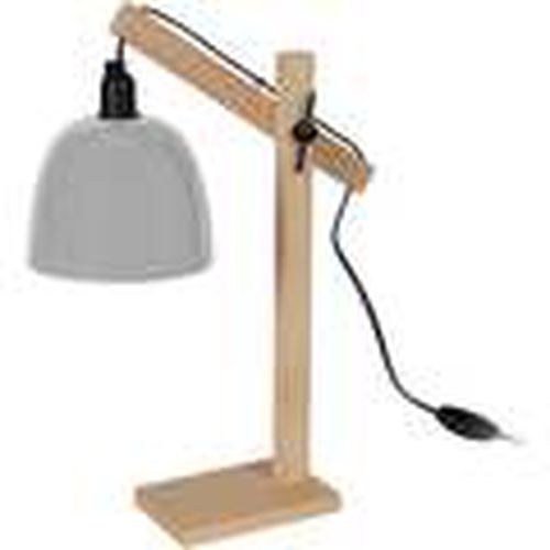 Lámparas de escritorio Lámpara de escritorio redondo madera natural y gris para - Tosel - Modalova