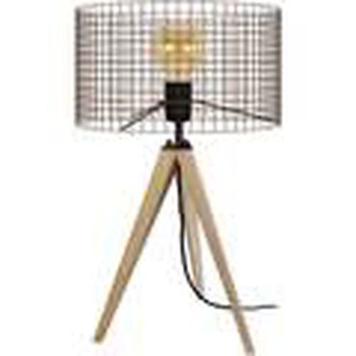 Lámparas de escritorio lámpara de noche redondo madera natural y marrón para - Tosel - Modalova
