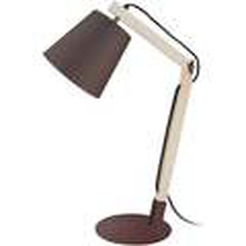 Lámparas de escritorio Lámpara de escritorio redondo madera natural y marrón para - Tosel - Modalova