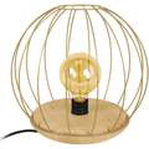 Lámparas de escritorio lámpara de noche redondo madera natural y dorado para - Tosel - Modalova