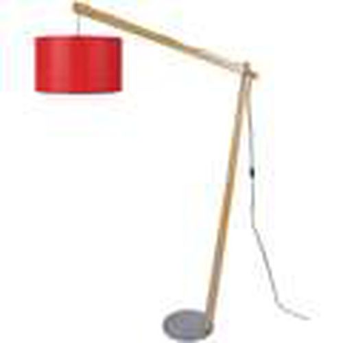 Lámparas de pie Lámpara de pie cono madera natural y rojo para - Tosel - Modalova