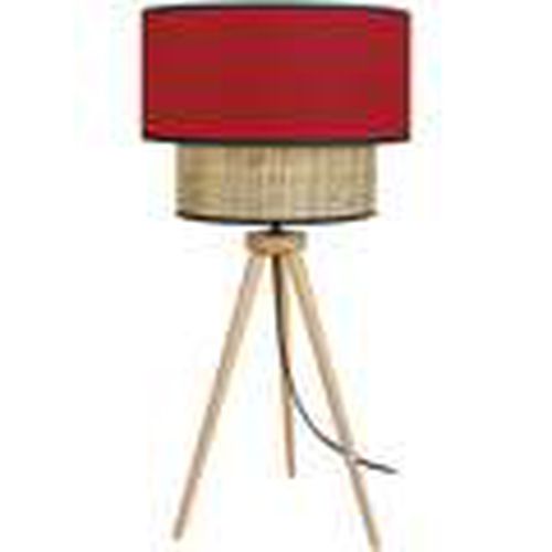 Lámparas de escritorio Lámpara de Mesa redondo madera natural y rojo para - Tosel - Modalova