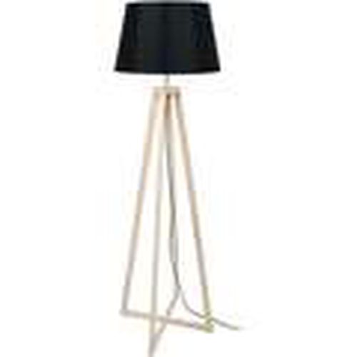 Lámparas de pie Lámpara de pie trapecio madera natural y negro para - Tosel - Modalova