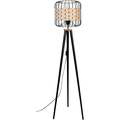 Lámparas de pie Lámpara de pie redondo madera natural y negro para - Tosel - Modalova