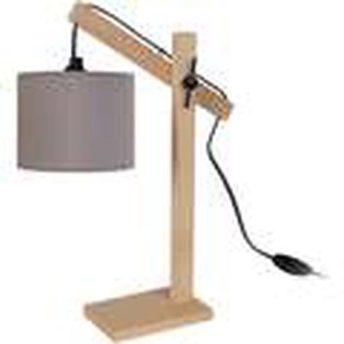 Lámparas de escritorio Lámpara de escritorio redondo madera natural y taupe para - Tosel - Modalova