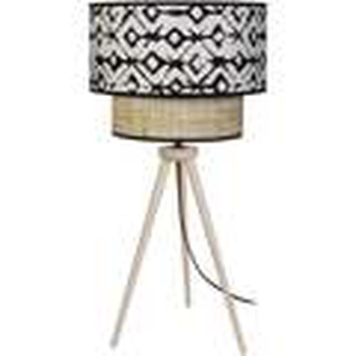 Lámparas de escritorio Lámpara de Mesa redondo madera tejido natural y crema para - Tosel - Modalova