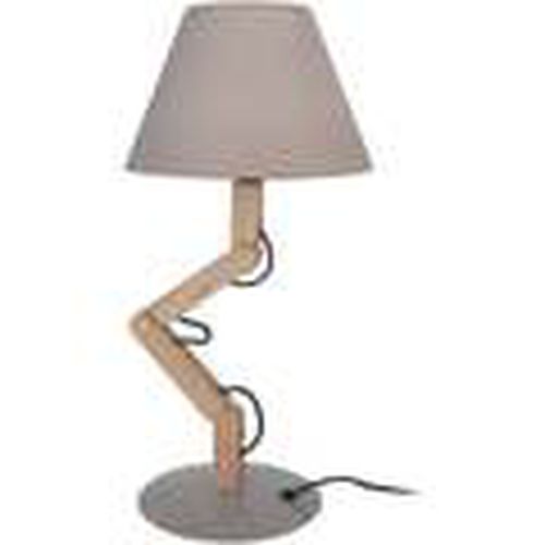 Lámparas de escritorio Lámpara de Mesa redondo madera natural y taupe para - Tosel - Modalova