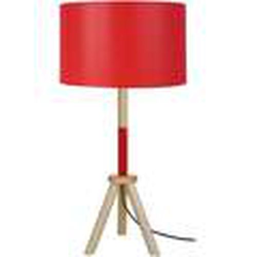 Lámparas de escritorio Lámpara de Mesa redondo madera natural, rojo y blanco para - Tosel - Modalova