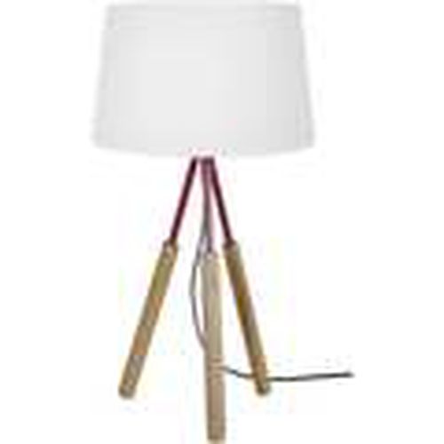 Lámparas de escritorio Lámpara de Mesa redondo madera natural, cobre y blanco para - Tosel - Modalova