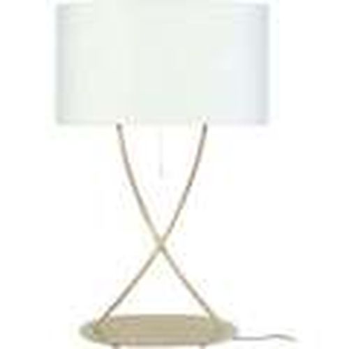 Lámparas de mesa lámpara de la sala de estar rectangular metal y blanco para - Tosel - Modalova