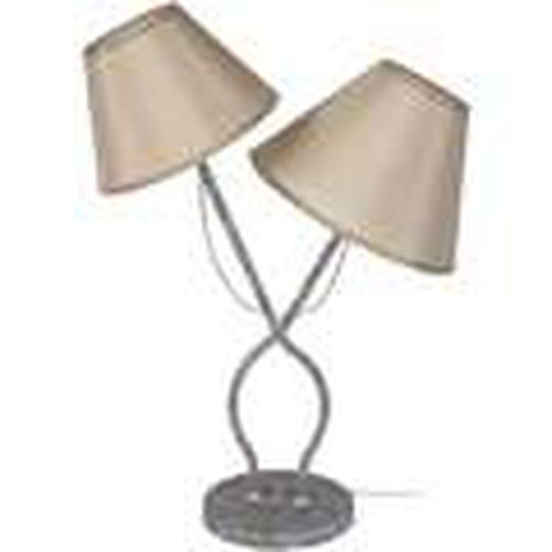 Lámparas de escritorio lámpara de noche redondo metal marrón topo y crema para - Tosel - Modalova