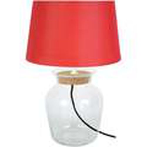 Lámparas de escritorio Lámpara de Mesa redondo corcho transparente y rojo para - Tosel - Modalova