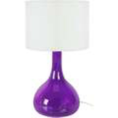 Lámparas de escritorio lámpara de noche redondo vidrio morado y blanco para - Tosel - Modalova