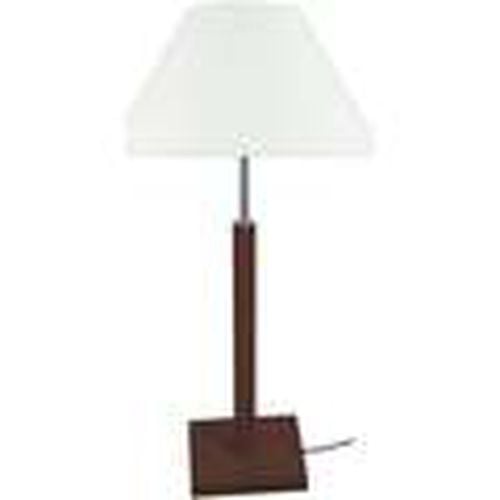 Lámparas de escritorio Lámpara de Mesa redondo madera wangué y blanco para - Tosel - Modalova