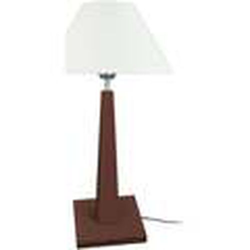 Lámparas de escritorio Lámpara de Mesa redondo madera wangué y blanco para - Tosel - Modalova