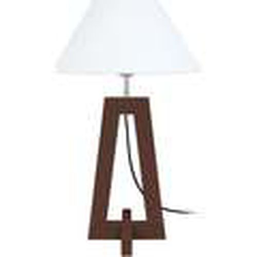 Lámparas de escritorio lámpara de noche redondo madera wangué y blanco para - Tosel - Modalova