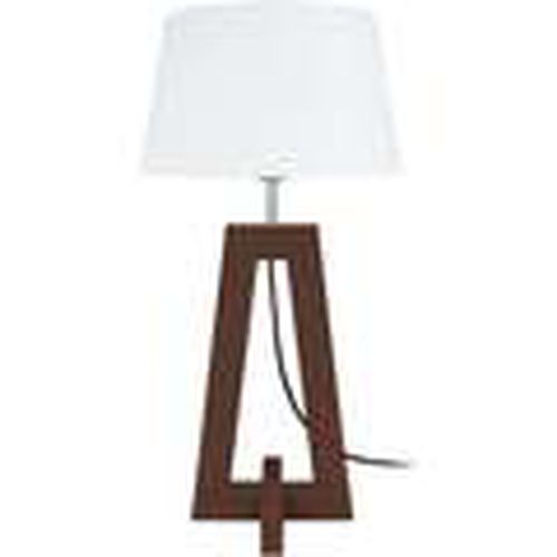 Lámparas de escritorio lámpara de noche redondo madera wangué y blanco para - Tosel - Modalova