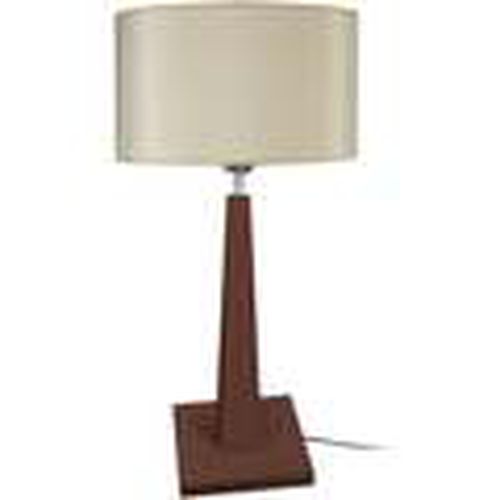 Lámparas de escritorio Lámpara de Mesa redondo madera wangué y crema para - Tosel - Modalova