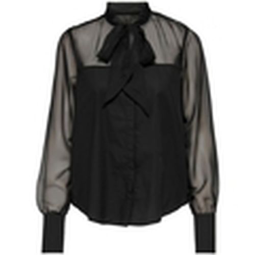 Blusa shirt Costel L/S- Black para mujer - La Strada - Modalova