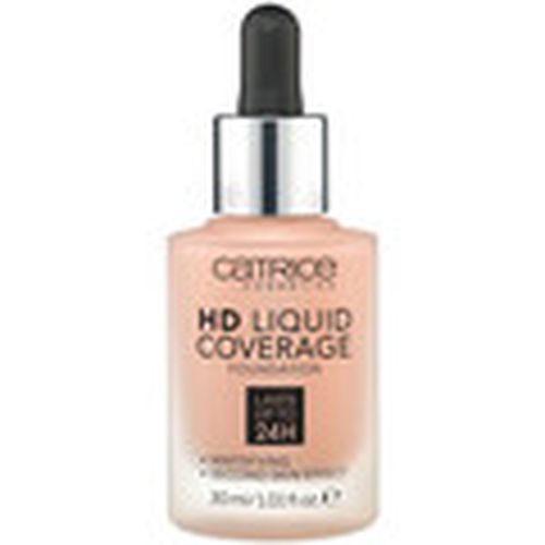 Base de maquillaje HD Coverage Liquid Foundation - 40 Warm para mujer - Catrice - Modalova