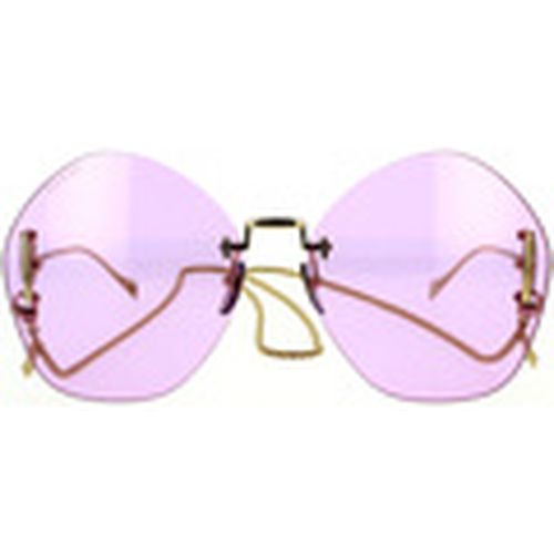 Gafas de sol Occhiali da Sole GG1203S 001 con Catena para mujer - Gucci - Modalova