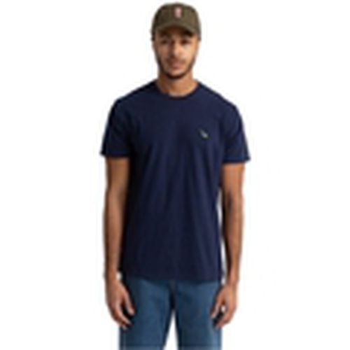 Tops y Camisetas 1302 KEE T-Shirt - Navy Melange para hombre - Rvlt Revolution - Modalova