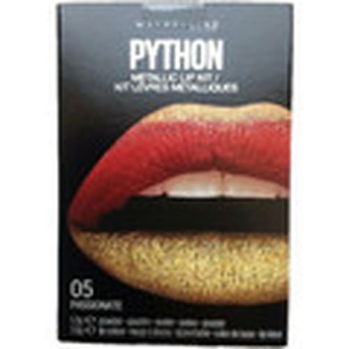 Paleta de sombras de ojos Python Metallic Lipstick Kit - 05 Rouge Or Passionné para mujer - Maybelline New York - Modalova