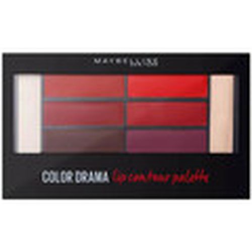 Paleta de sombras de ojos Color Drama Lip Palette - 01 Crimson Vixen para mujer - Maybelline New York - Modalova