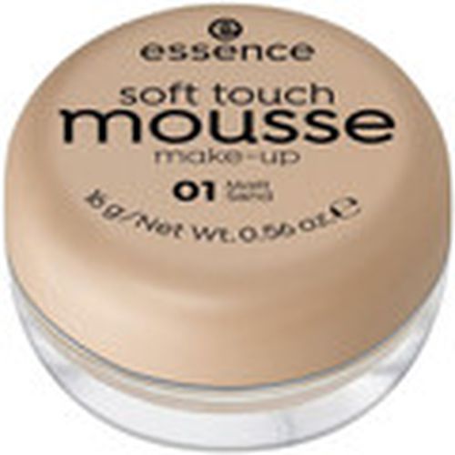 Base de maquillaje Soft Touch Mousse Foundation Make-up - 01 Matt Sand para mujer - Essence - Modalova