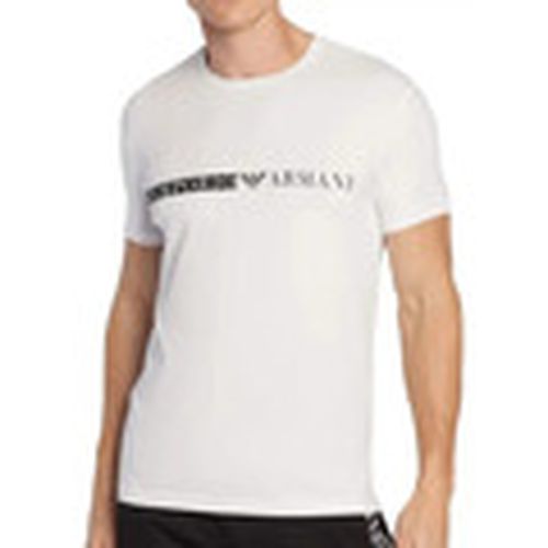 Camiseta Biały Slim Fit para hombre - Emporio Armani - Modalova