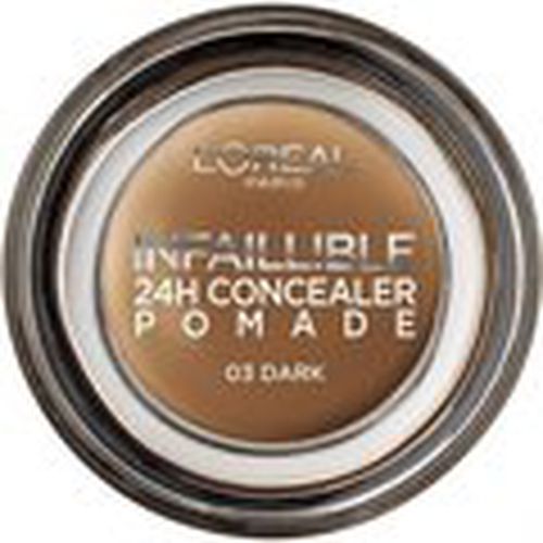 Antiarrugas & correctores 24H Corrector Concealer Infallible Pomade - 03 Dark para mujer - L'oréal - Modalova