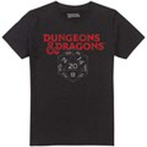 Camiseta manga larga D20 para hombre - Dungeons & Dragons - Modalova