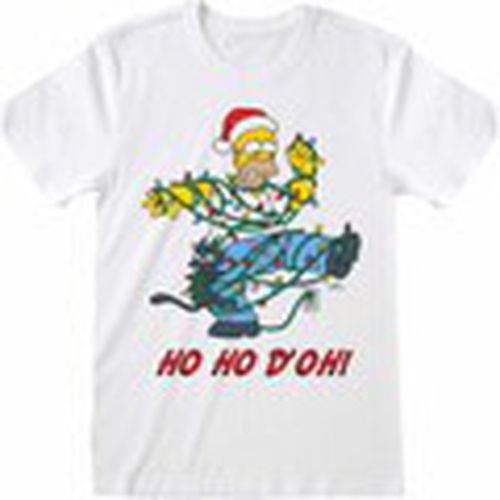 Camiseta manga larga Ho Ho D'oh! para mujer - Simpson - Modalova