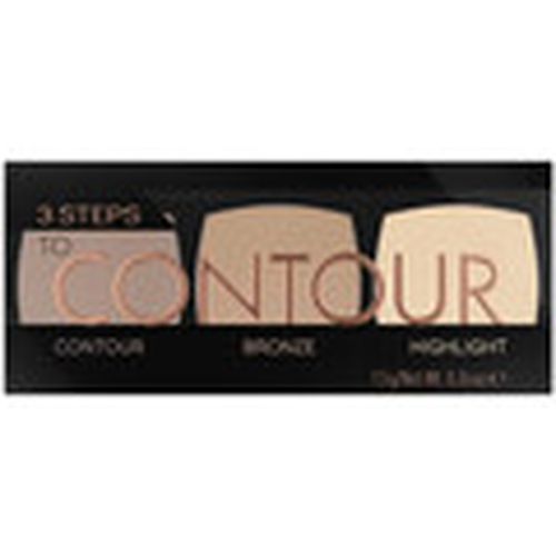 Paleta de sombras de ojos Contouring Palette 3 Steps To Contour - 10 Allrounder para mujer - Catrice - Modalova