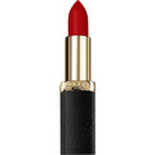 Pintalabios Color Riche Matte Lipstick - 344 Retro Red - 344 Retro Red para mujer - L'oréal - Modalova
