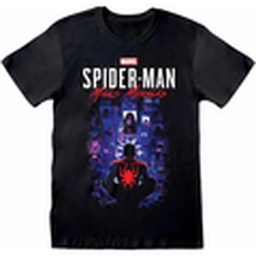 Camiseta manga larga Miles Morales para hombre - Marvel - Modalova