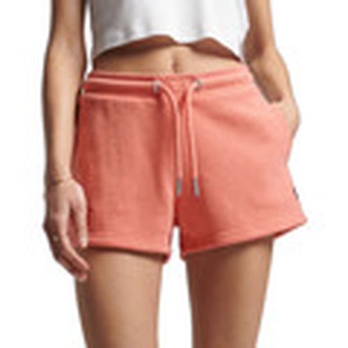 Short Short en jersey et coton bio Vintage Logo para mujer - Superdry - Modalova