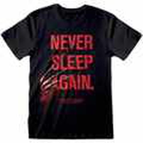 Camiseta manga larga Never Sleep Again para hombre - Nightmare On Elm Street - Modalova