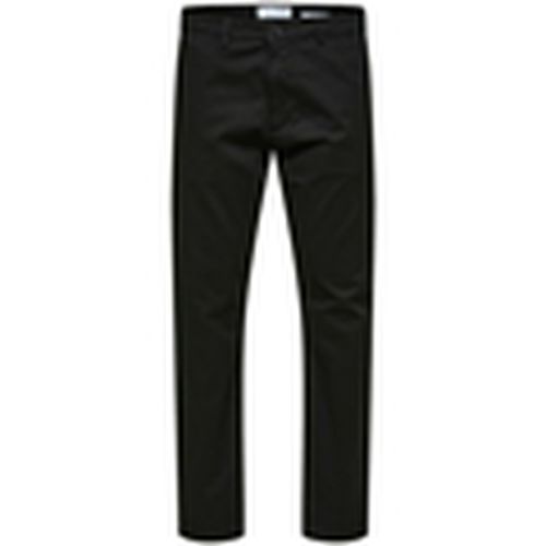 Pantalones Slim Tape New Miles Pants - Black para hombre - Selected - Modalova