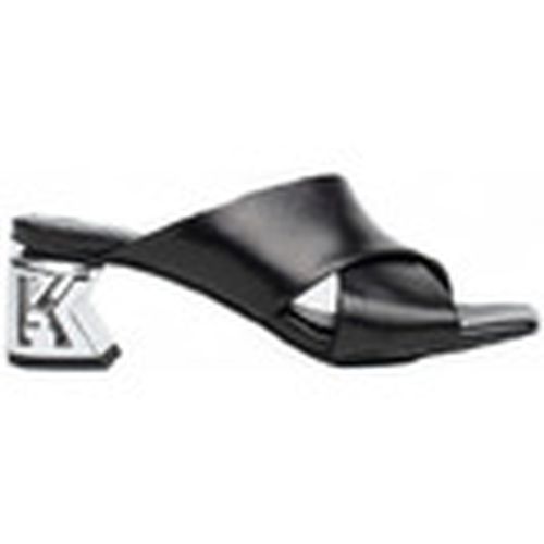 Sandalias K-BLOK KL30605 BLACK LTHR para mujer - Karl Lagerfeld - Modalova