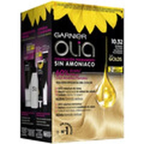 Coloración Olia Permanent Hair Color - 10.32 Platine Gold para mujer - Garnier - Modalova