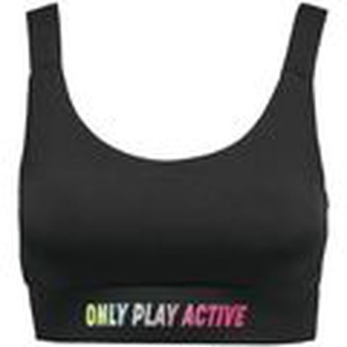 Camiseta tirantes 15281440 ONPGILL LOGO BRA-BLACK para mujer - Only Play - Modalova