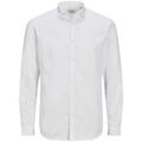 Camisa manga larga 12201905 CARDIFF-WHITE SLIM FIT para hombre - Jack & Jones - Modalova