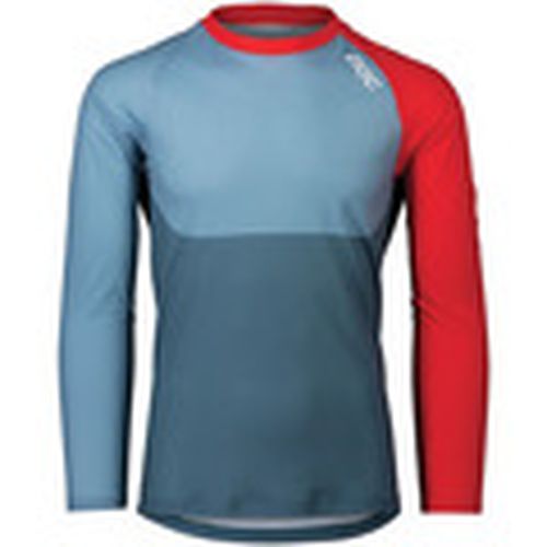 Tops y Camisetas 52844-8282 MTB PURE LS JERSEY CALCITE BLUE/PROSMANE RED para hombre - Poc - Modalova