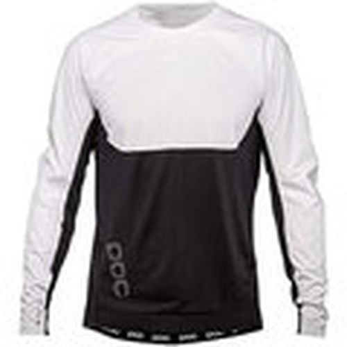 Tops y Camisetas 52300-8001 RACEDAY DH JERSEY HYDROGEN WHITE/URANIUM BLACK para hombre - Poc - Modalova