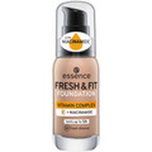 Base de maquillaje Fresh Fit Vitamin Complex Foundation - 50 Fresh Almon para mujer - Essence - Modalova