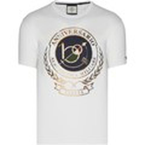 Camiseta 231TS2118J594 T-Shirt/Polo hombre crema para hombre - Aeronautica Militare - Modalova