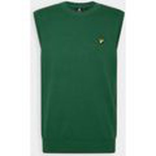 Jersey KN1819V CREW NECK VEST-W510 ENGLISH GREEN para hombre - Lyle & Scott - Modalova