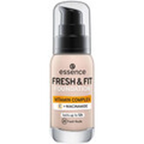 Base de maquillaje Fresh Fit Vitamin Complex Foundation - 20 Fresh Nude para mujer - Essence - Modalova