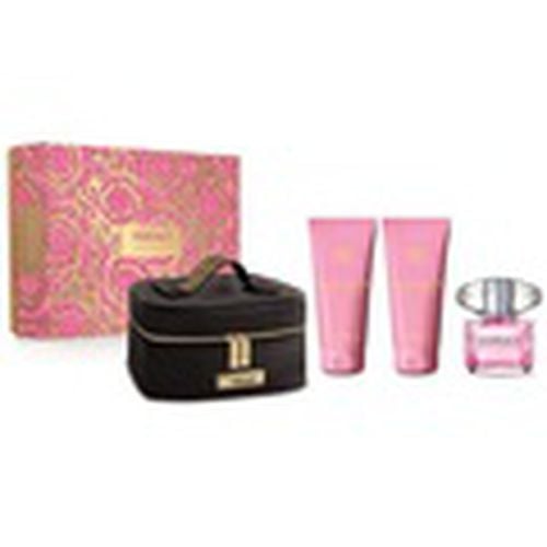 Cofres perfumes Bright Crystal - 90ml EDT+Locion + Gel + Nec. para mujer - Versace - Modalova